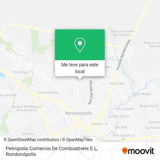 Petropolis Comercio De Combustiveis E L mapa