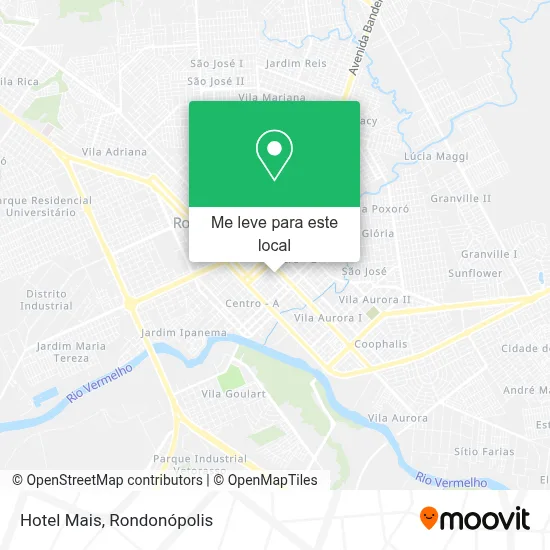 Hotel Mais mapa