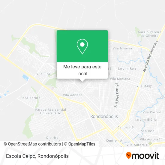 Escola Ceipc mapa