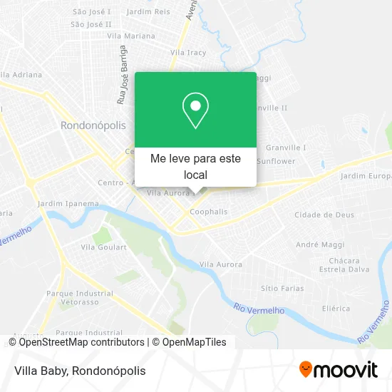 Villa Baby mapa