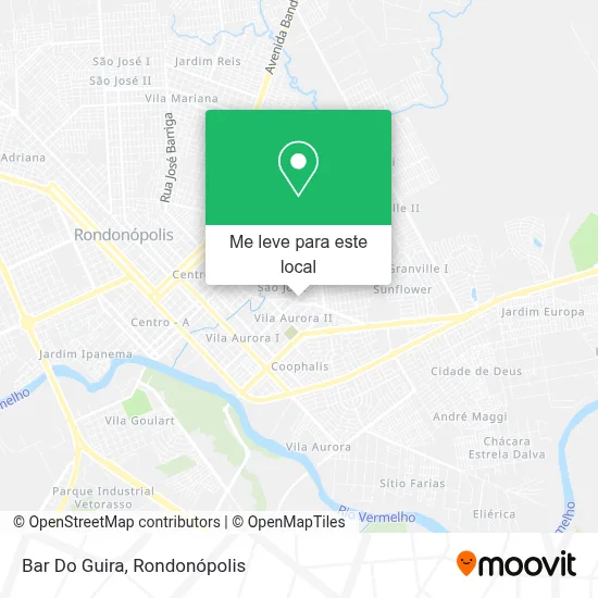 Bar Do Guira mapa