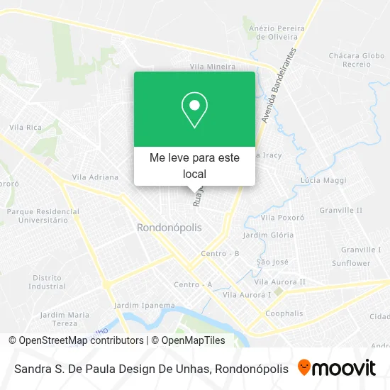 Sandra S. De Paula Design De Unhas mapa