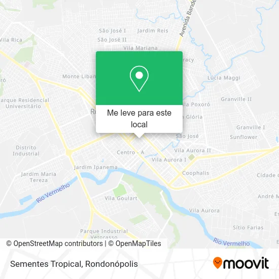 Sementes Tropical mapa