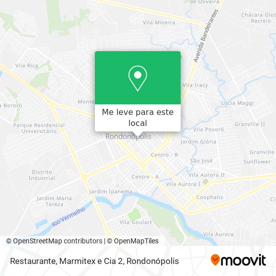 Restaurante, Marmitex e Cia 2 mapa