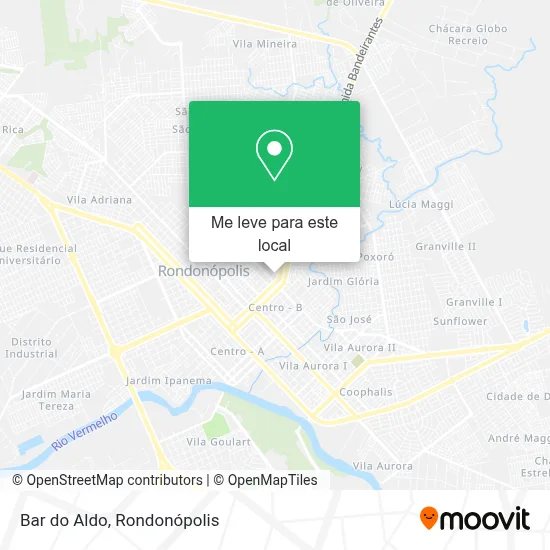 Bar do Aldo mapa