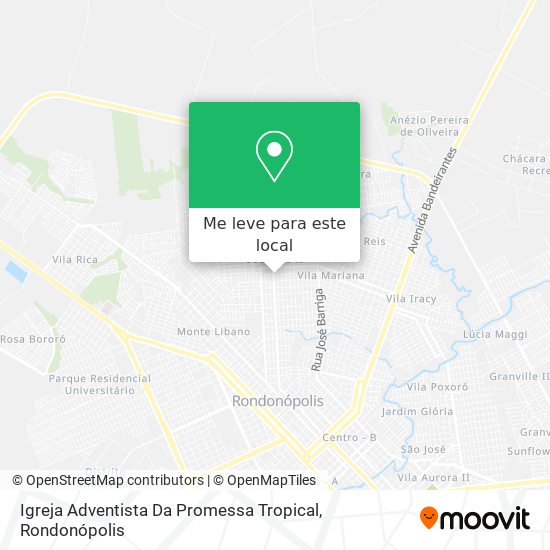 Igreja Adventista Da Promessa Tropical mapa