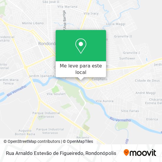 Rua Arnaldo Estevão de Figueiredo mapa