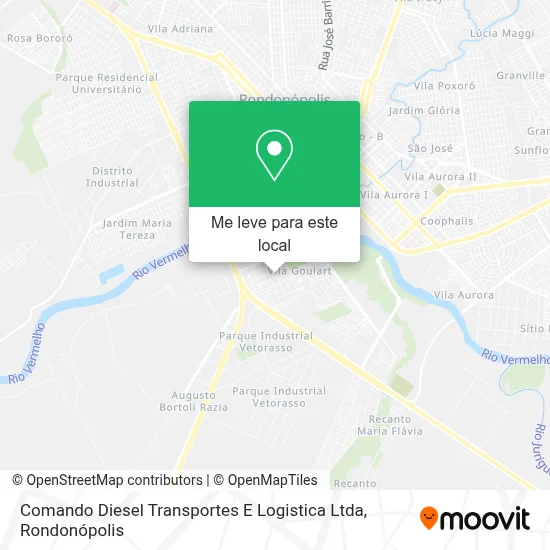 Comando Diesel Transportes E Logistica Ltda mapa