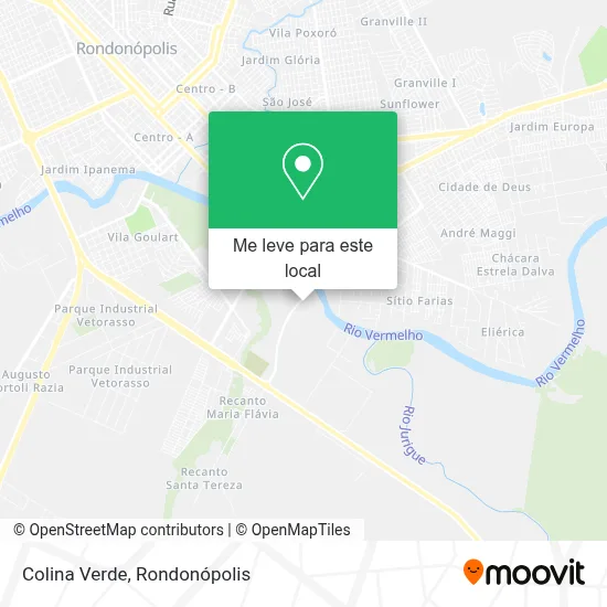 Colina Verde mapa