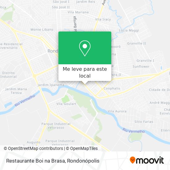 Restaurante Boi na Brasa mapa