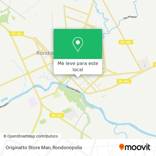 Originatto Store Man mapa