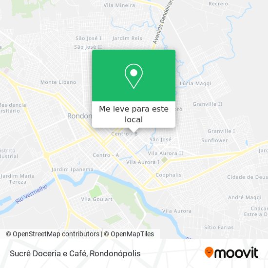 Sucrê Doceria e Café mapa