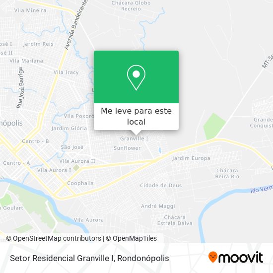 Setor Residencial Granville I mapa