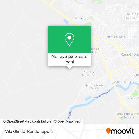 Vila Olinda mapa