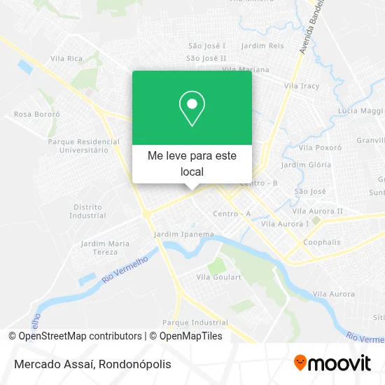 Mercado Assaí mapa