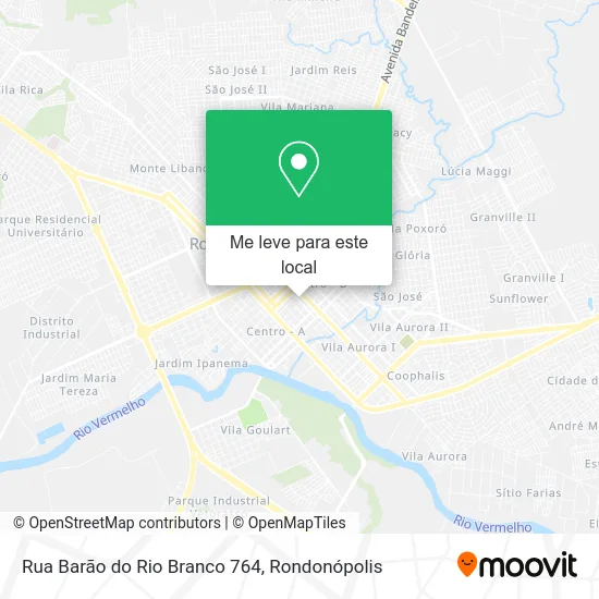 Rua Barão do Rio Branco 764 mapa