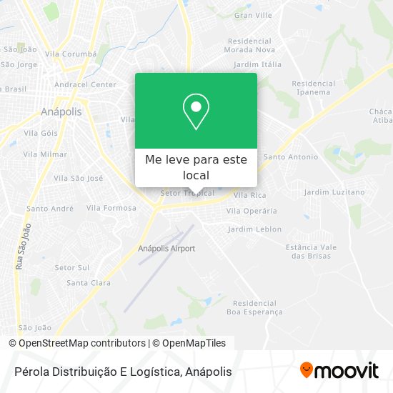 Pérola Distribuição E Logística mapa