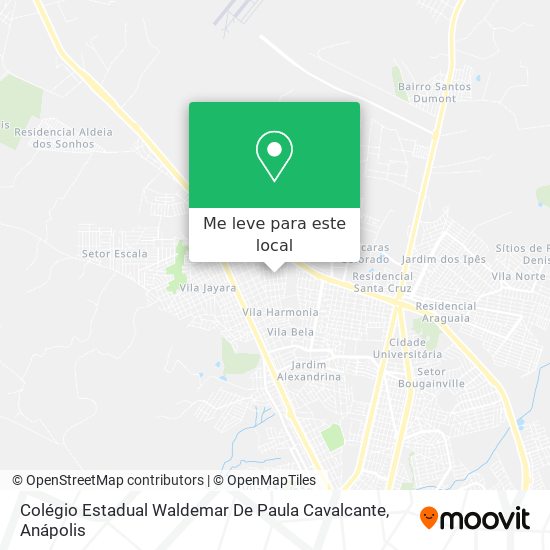 Colégio Estadual Waldemar De Paula Cavalcante mapa