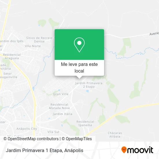 Jardim Primavera 1 Etapa mapa