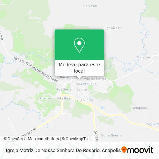 Igreja Matriz De Nossa Senhora Do Rosário mapa