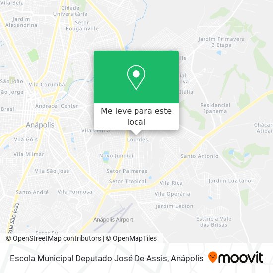 Escola Municipal Deputado José De Assis mapa