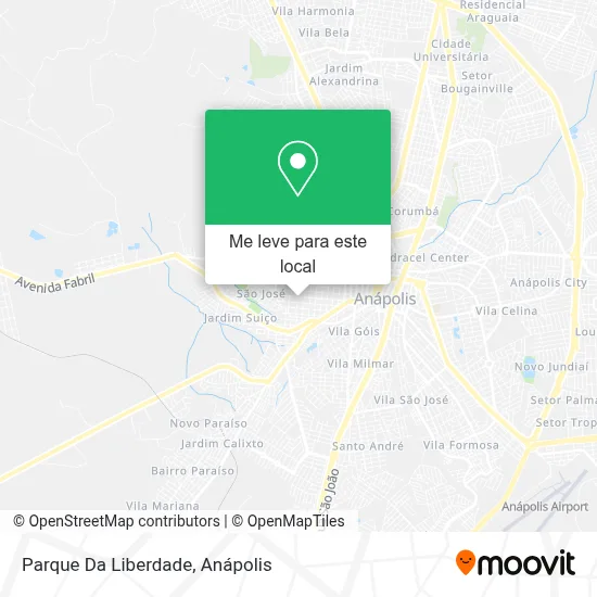 Parque Da Liberdade mapa