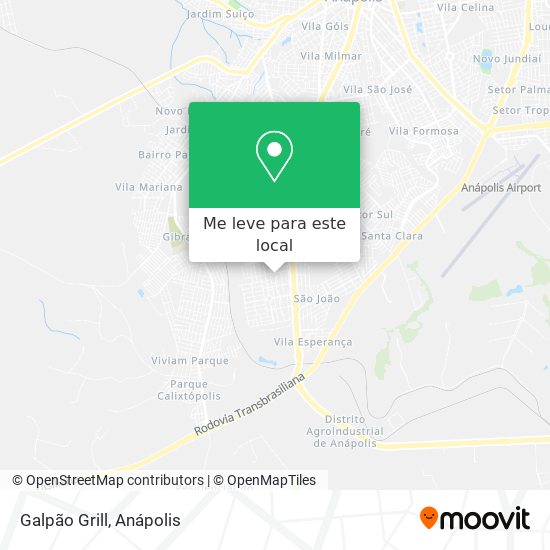 Galpão Grill mapa