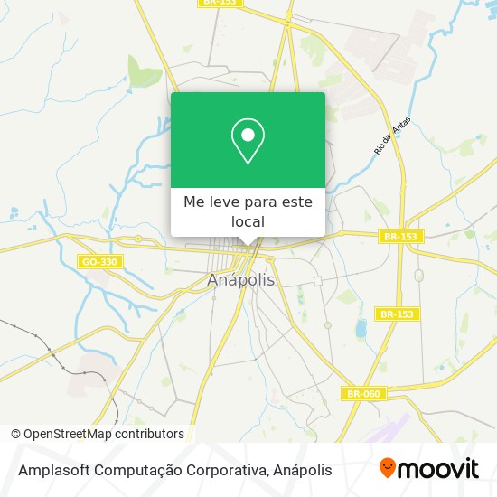 Amplasoft Computação Corporativa mapa