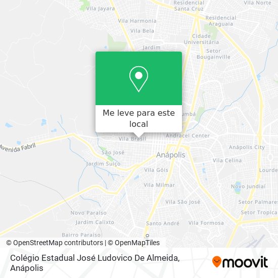 Colégio Estadual José Ludovico De Almeida mapa