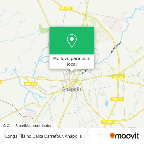 Longa Fila no Caixa Carrefour mapa