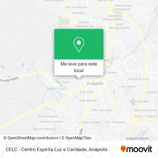 CELC - Centro Espírita Luz e Caridade mapa
