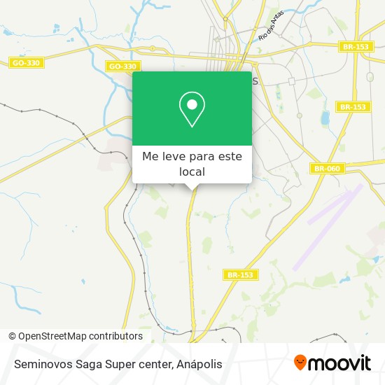 Seminovos Saga Super center mapa