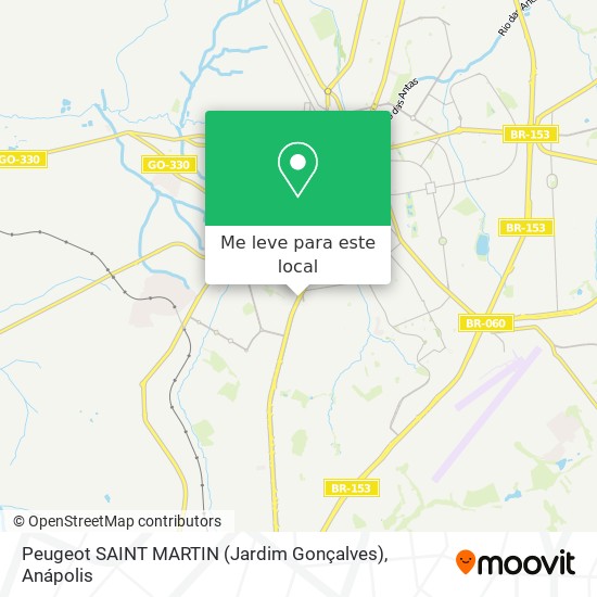 Peugeot SAINT MARTIN (Jardim Gonçalves) mapa