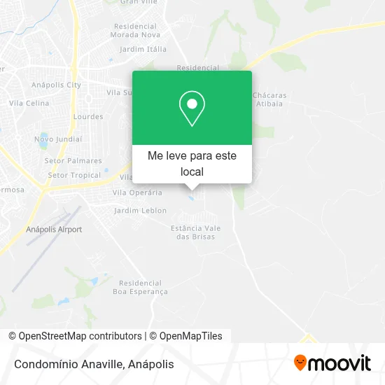 Condomínio Anaville mapa