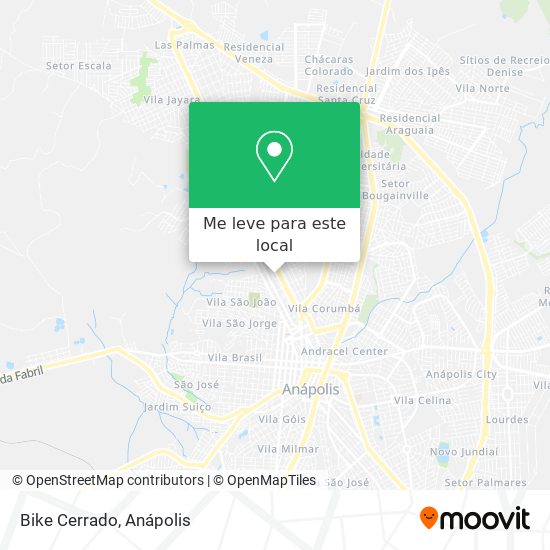 Bike Cerrado mapa