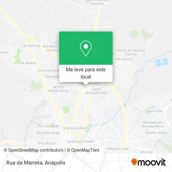 Rua da Marreta mapa