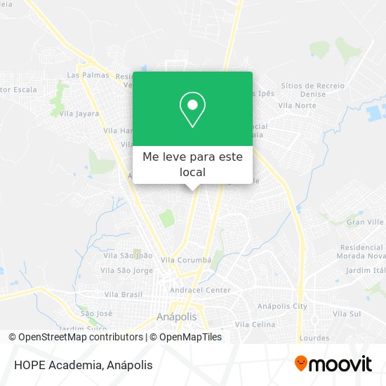 HOPE Academia mapa
