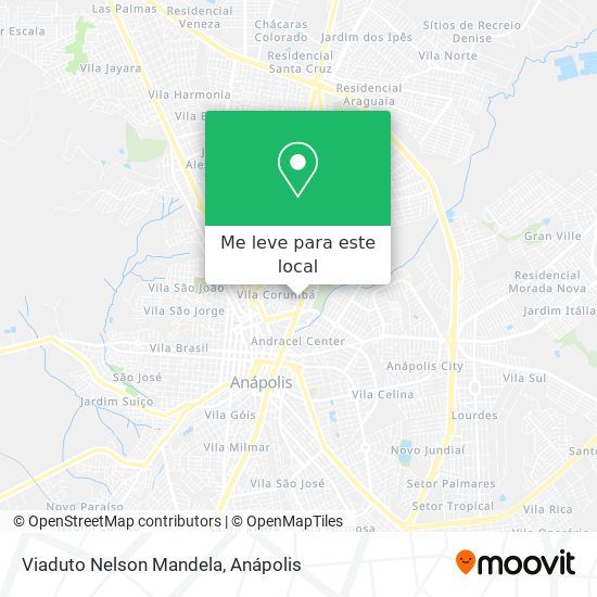 Viaduto Nelson Mandela mapa