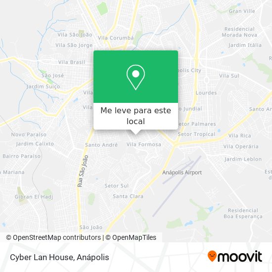 Cyber Lan House mapa