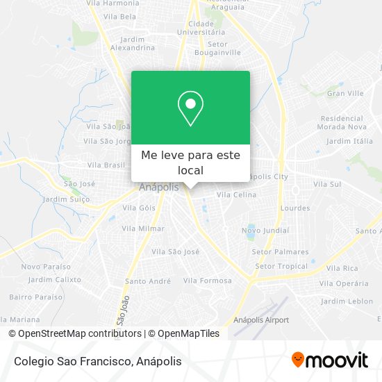 Colegio Sao Francisco mapa