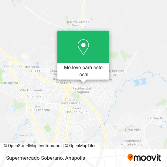 Supermercado Soberano mapa