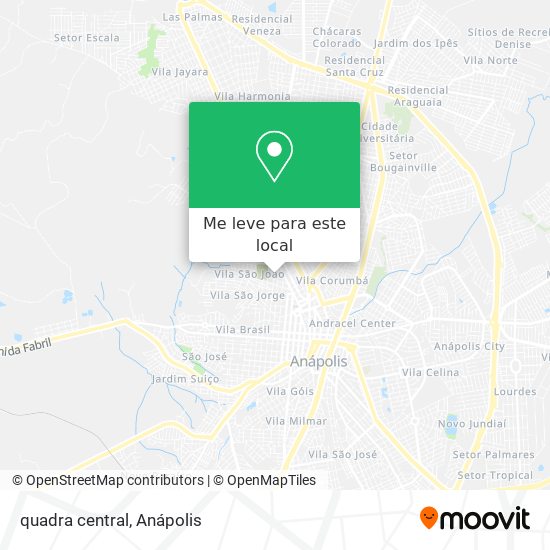 quadra central mapa