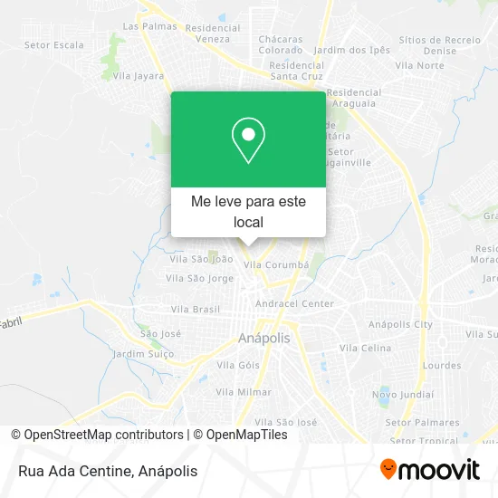 Rua Ada Centine mapa