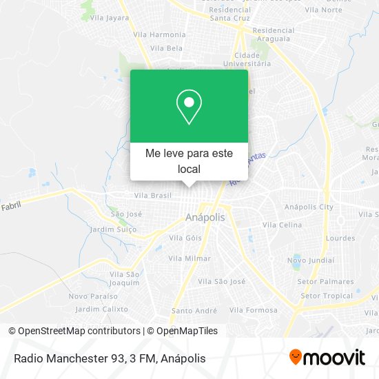 Radio Manchester 93, 3 FM mapa