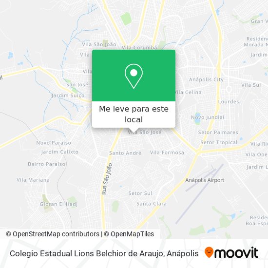 Colegio Estadual Lions Belchior de Araujo mapa