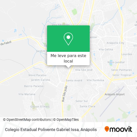 Colegio Estadual Polivente Gabriel Issa mapa