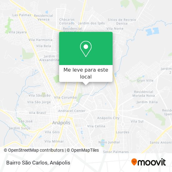 Bairro São Carlos mapa