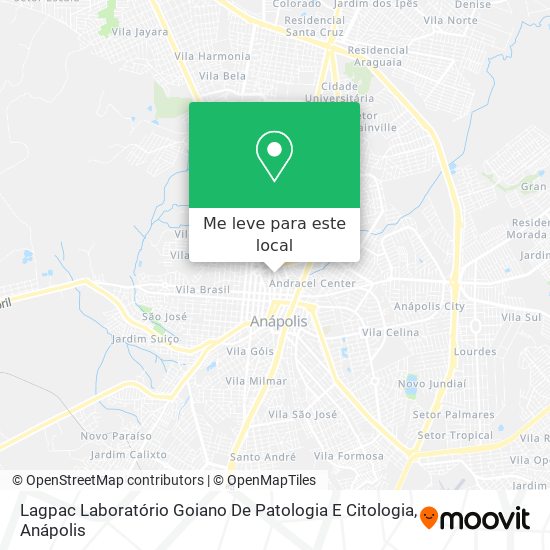 Lagpac Laboratório Goiano De Patologia E Citologia mapa