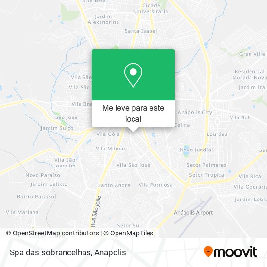 Spa das sobrancelhas mapa