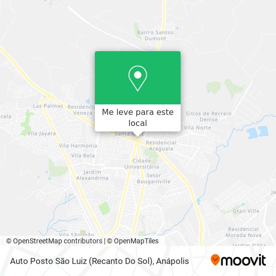 Auto Posto São Luiz (Recanto Do Sol) mapa
